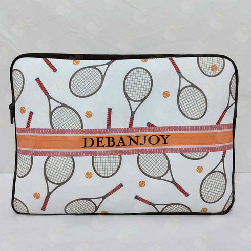 Personalised Rackets Balls Laptop Sleeve/Cover Kids Combo Gift Set